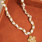 Journey 18K Gold Non-Tarnish Floral Chain Pendant Necklace