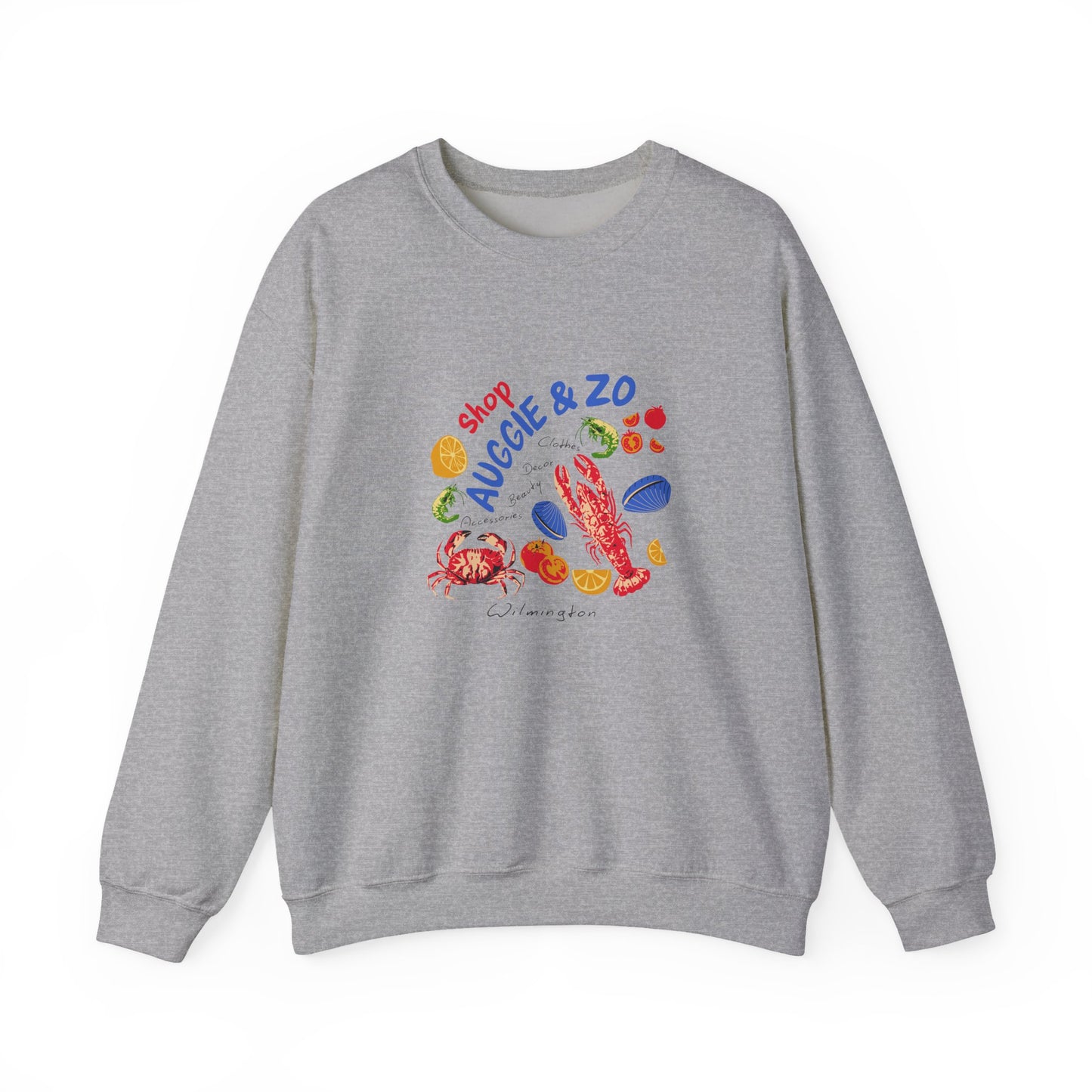 Auggie & Zo Seafood Market Crewneck Sweatshirt