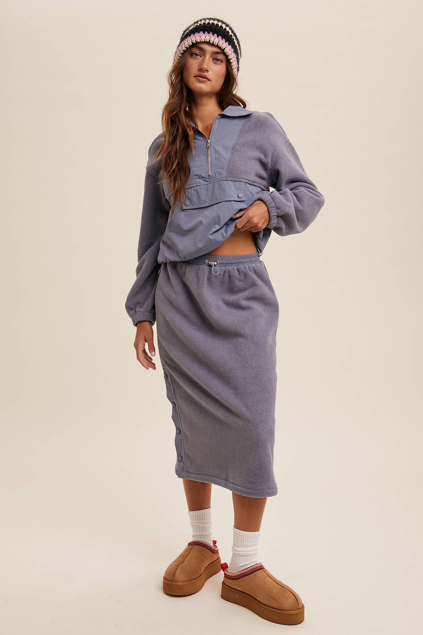 Janie Fleece Pullover Jacket