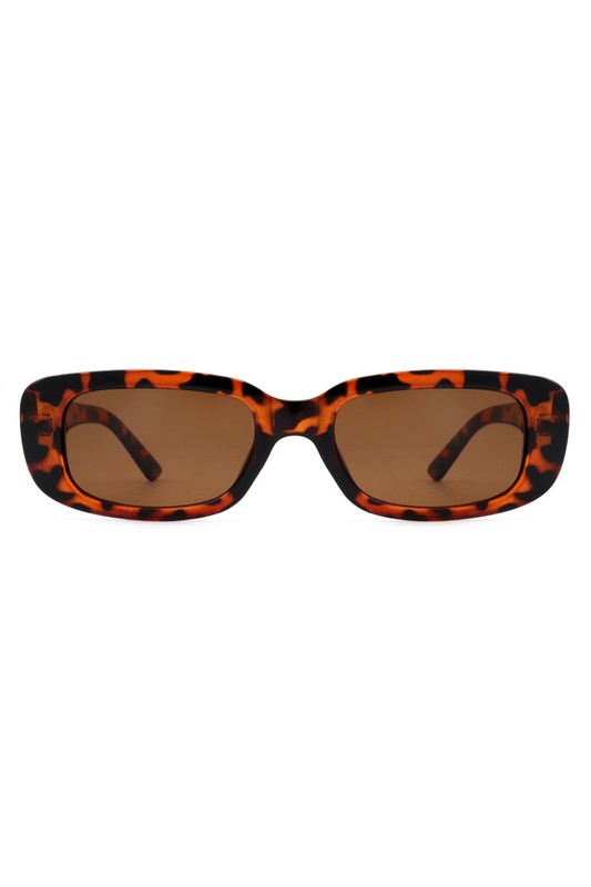 Retro Slim Rectangle Fashion Sunglasses