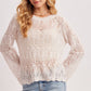 Jordan Open Knit Pullover