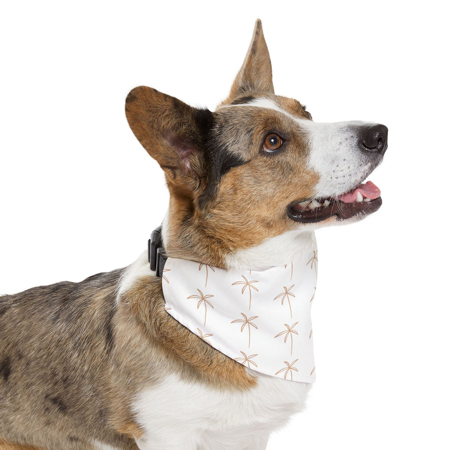 Auggie &amp; Zo Bandana à collier pour animaux de compagnie Palmiers du désert