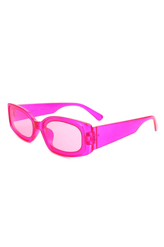 Lunettes de soleil rectangulaires étroites et tendance