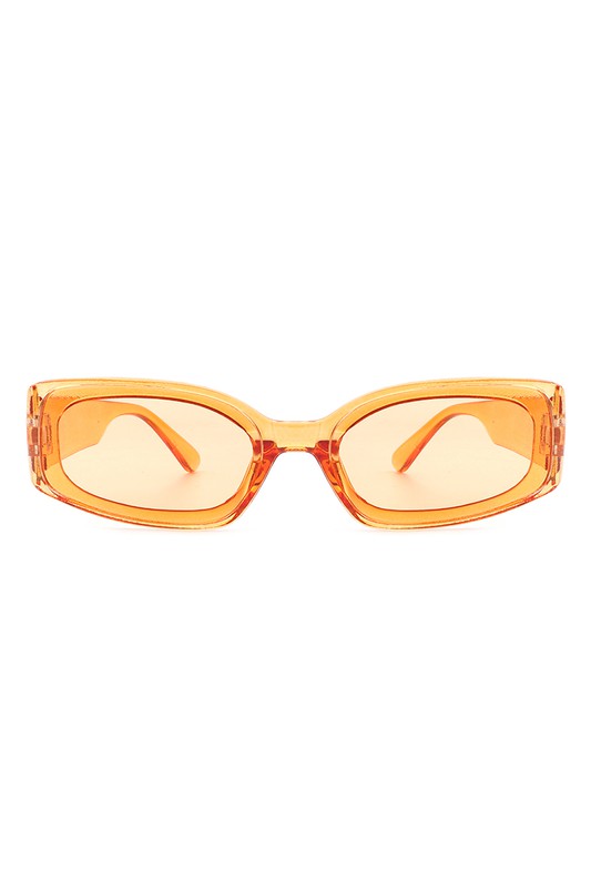 Lunettes de soleil rectangulaires étroites et tendance