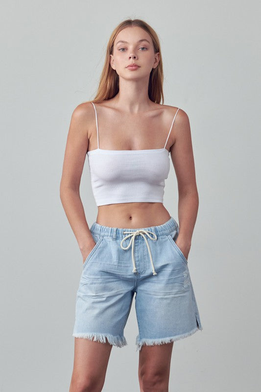 Short en jean pour l'été