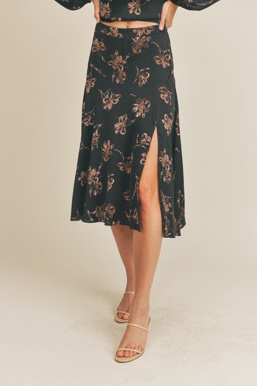 Annie Floral Print Skirt