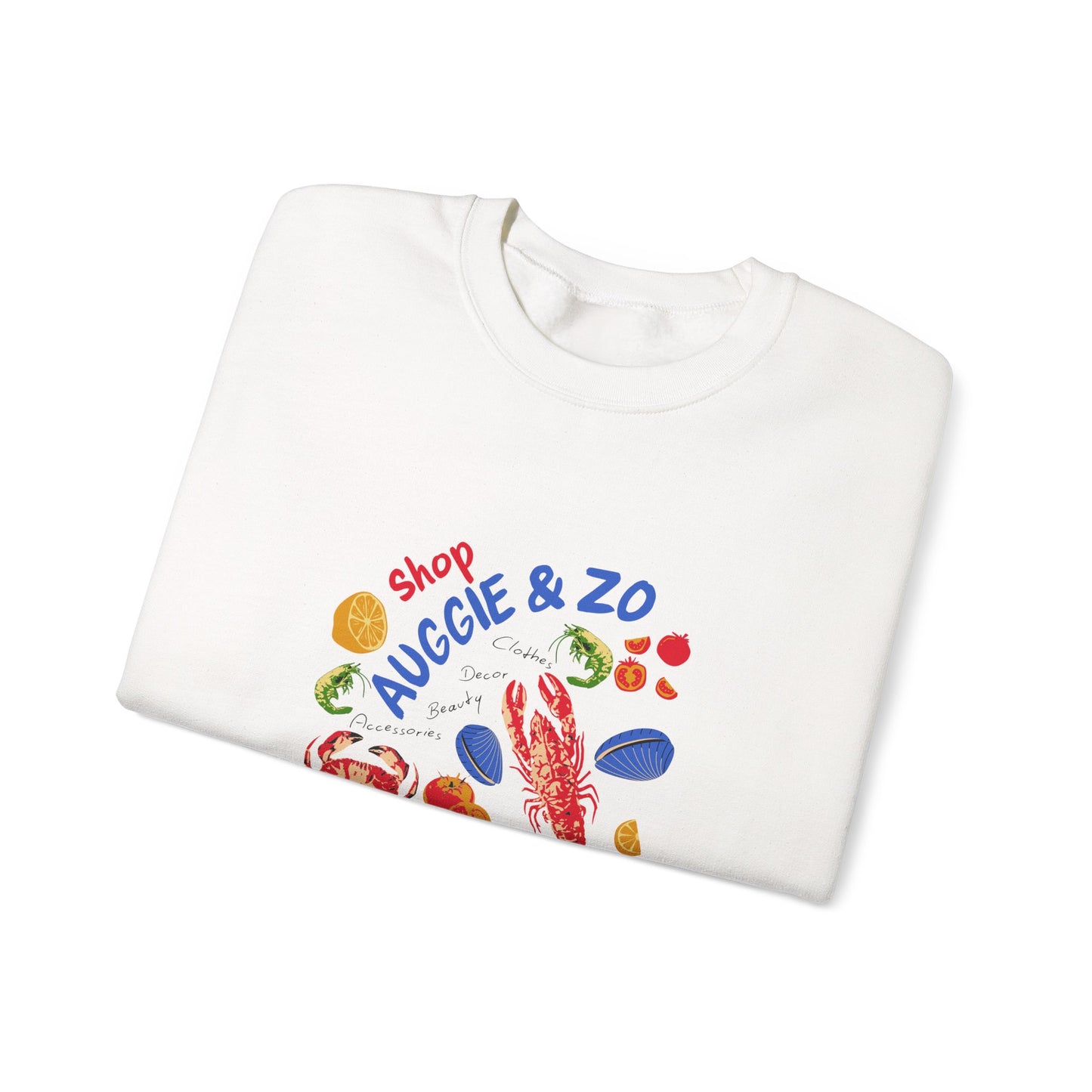 Auggie & Zo Seafood Market Crewneck Sweatshirt