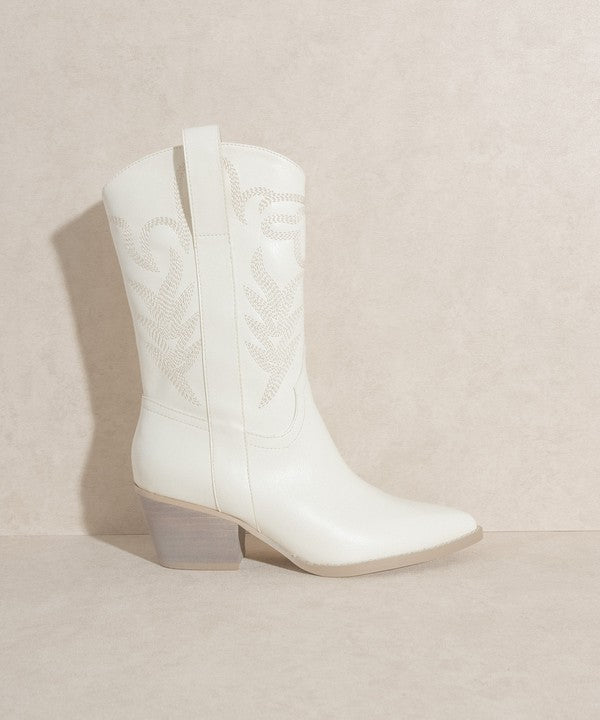 Sephira - Embroidered Short Boot