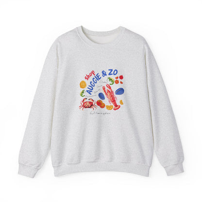 Auggie & Zo Seafood Market Crewneck Sweatshirt