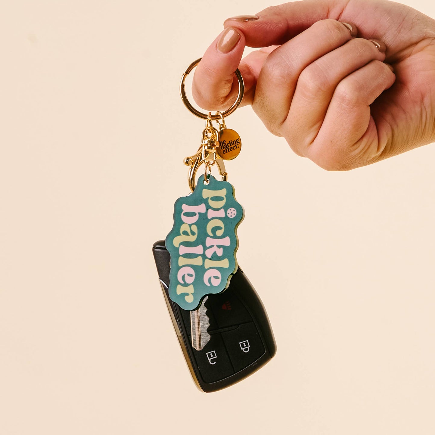 Acrylic Keychain - Pickleballer