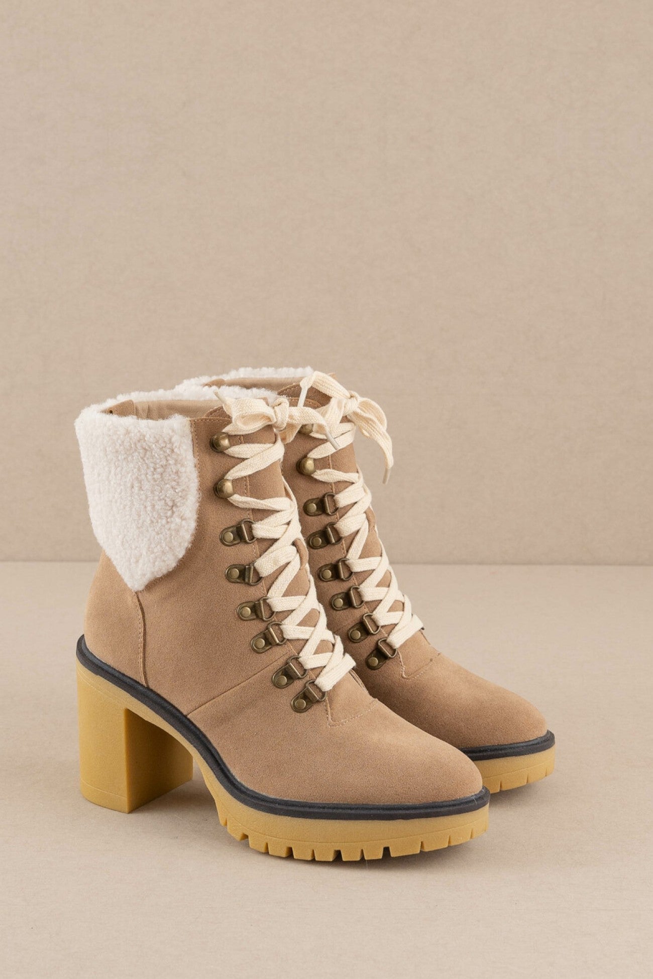 The Madilyn - Platform Shearling Boots