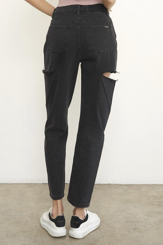 Polly High Rise Jeans - Black