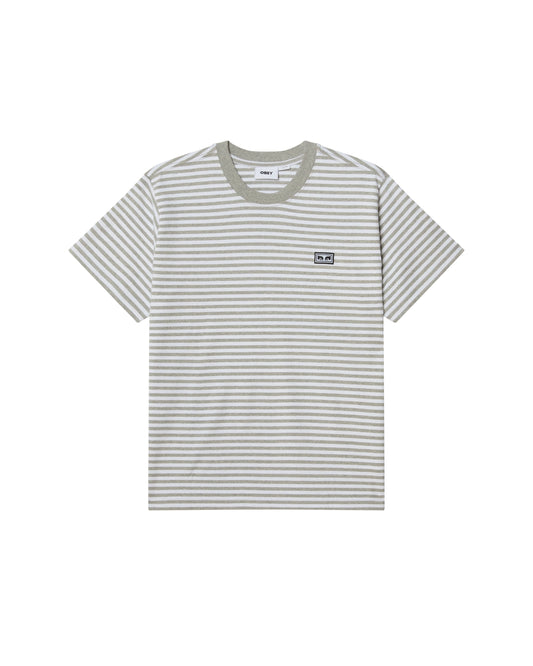 Established Works Eyes Striped Short Sleeve Tee