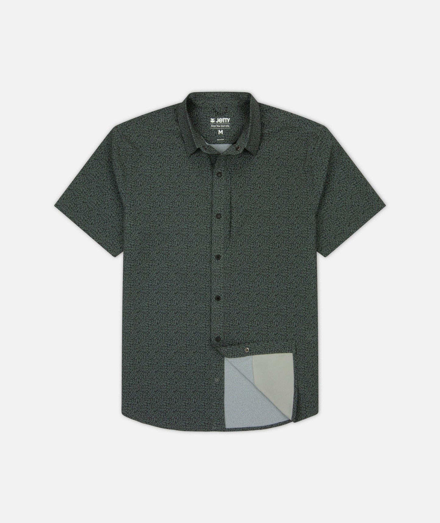 Sandspit Tech Shirt - Charcoal