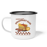 Tasse de camping en émail Breakfast Club