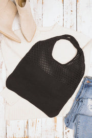 Sac hobo en tricot doux