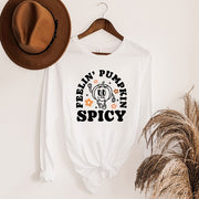 Spicy Pumpkin Long Sleeve Graphic Tee