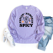 Spicy Pumpkin Long Sleeve Graphic Tee