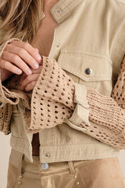 Veste courte en crochet Sonya