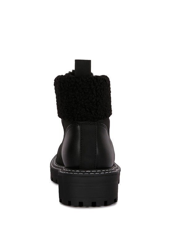 Gatlinburg Shearling Collar Ankle Boot