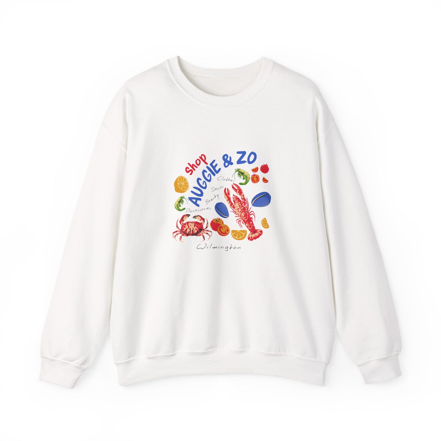 Auggie & Zo Seafood Market Crewneck Sweatshirt