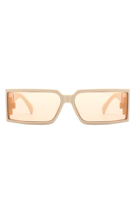 Retro Square Wrap Around Sunglasses