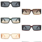 Retro Square Wrap Around Sunglasses