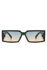 Retro Square Wrap Around Sunglasses