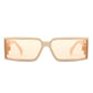 Retro Square Wrap Around Sunglasses