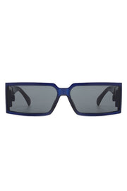 Retro Square Wrap Around Sunglasses