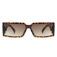 Retro Square Wrap Around Sunglasses