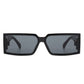 Retro Square Wrap Around Sunglasses