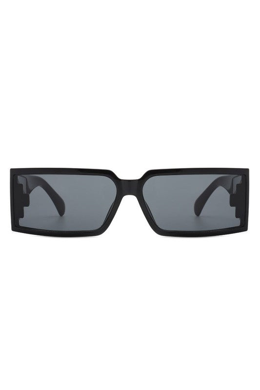 Retro Square Wrap Around Sunglasses