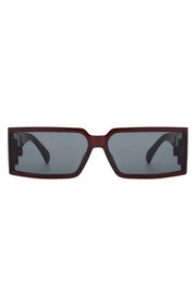 Retro Square Wrap Around Sunglasses