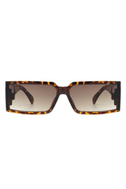 Retro Square Wrap Around Sunglasses