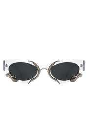 Snake Design Cat Eye Sunglasses