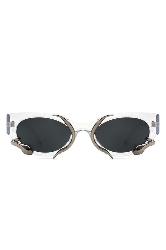 Snake Design Cat Eye Sunglasses