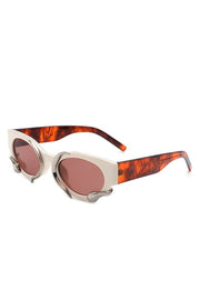 Snake Design Cat Eye Sunglasses