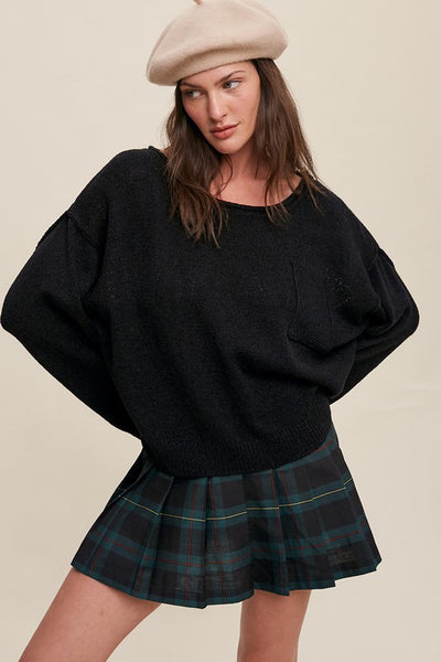 Maye Pullover Knit Sweater