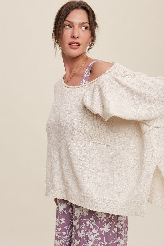 Pull en tricot Maye