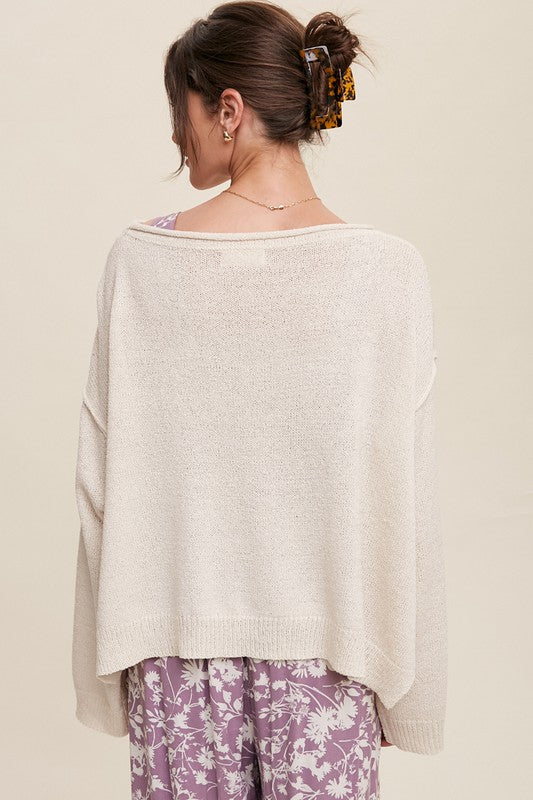 Pull en tricot Maye