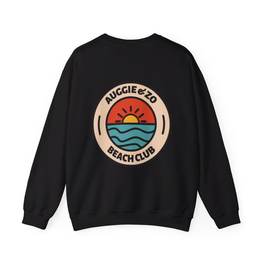 Beach Club Circle Logo Crewneck Sweatshirt