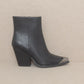 Zion - Bootie with Etched Metal Toe