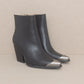 Zion - Bootie with Etched Metal Toe