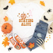 Camiseta gráfica de manga corta Staying Alive