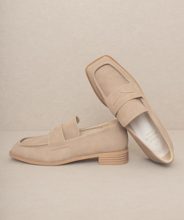 Oasis Society June - Square Toe Penny Loafers