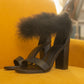 Oasis Society - Sasha Feathered Heels