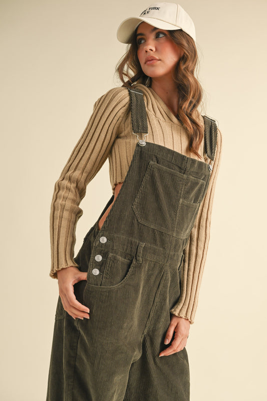 Louise Corduroy Overalls