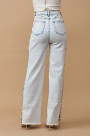 Parton Jewel Trim Jeans