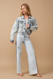 Parton Jewel Trim Jeans